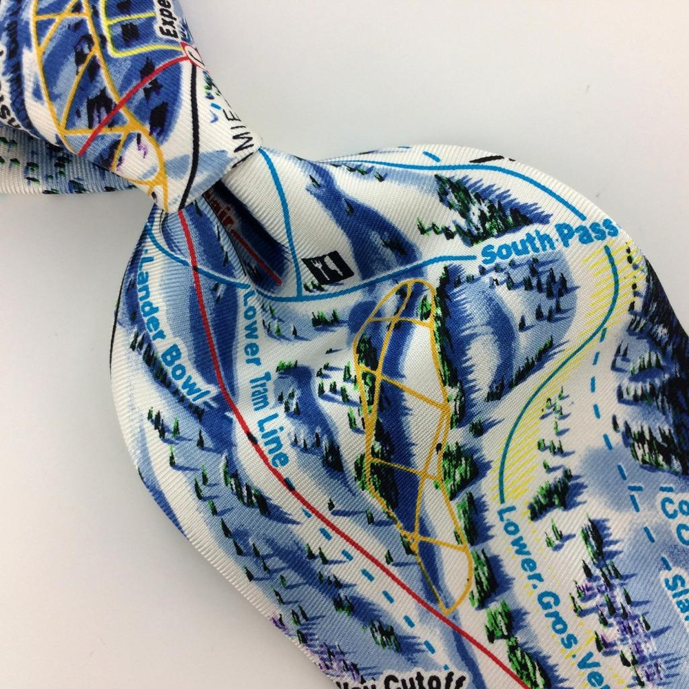 Resort Mountain Novelty Necktie Tie